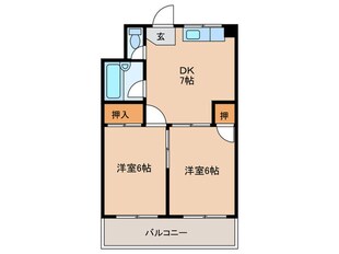 センチュリ－鶴見の物件間取画像